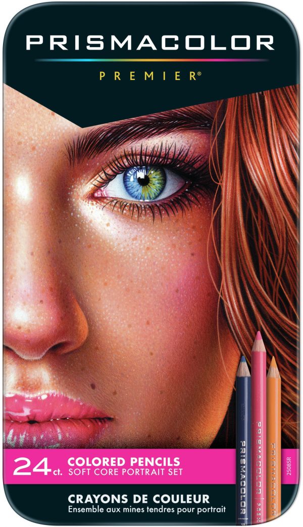 Set Lápices 24 Colores Soft Core Portrait Prismacolor Premier