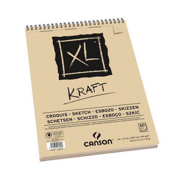 Croquera XL Kraft A5 Canson