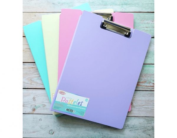 Carpeta ARTEL con Apretador A4 Pastel