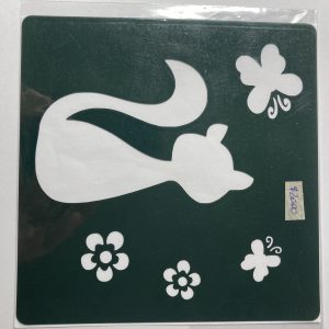 Stencil 14 x 14 cm. diseño 3