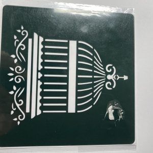 Stencil 14 x 14 cm. diseño 8