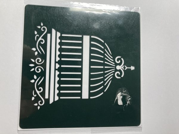 Stencil 14 x 14 cm. diseño 8