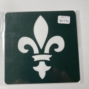 Stencil 10 x 10 cm. diseño 20