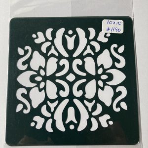 Stencil 10 x 10 cm. diseño 19