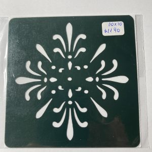Stencil 10 x 10 cm. diseño 18