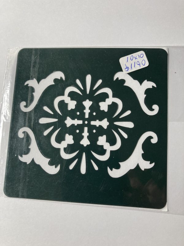 Stencil 10 x 10 cm. diseño 17