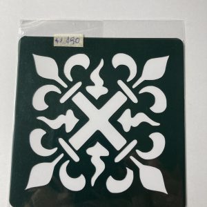 Stencil 10 x 10 cm. diseño 15
