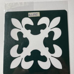 Stencil 10 x 10 cm. diseño 12