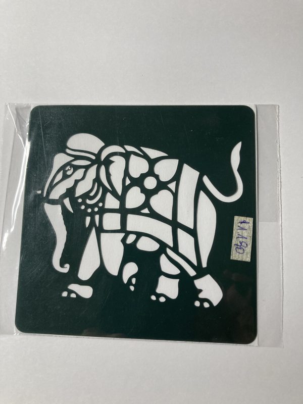 Stencil 10 x 10 cm. diseño 10