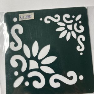 Stencil 10 x 10 cm. diseño 2