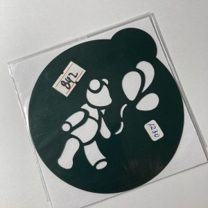 Stencil redondo 10 cm. de diámetro diseño 4