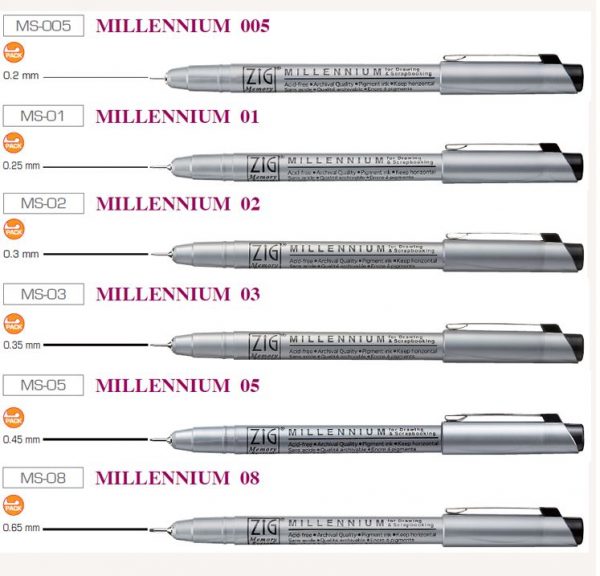 Tiralíneas ZIG Millenium Kuretake