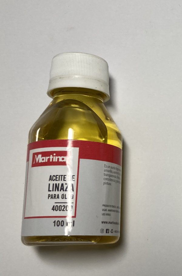 Aceite de Linaza para Óleo 100ml. Martina