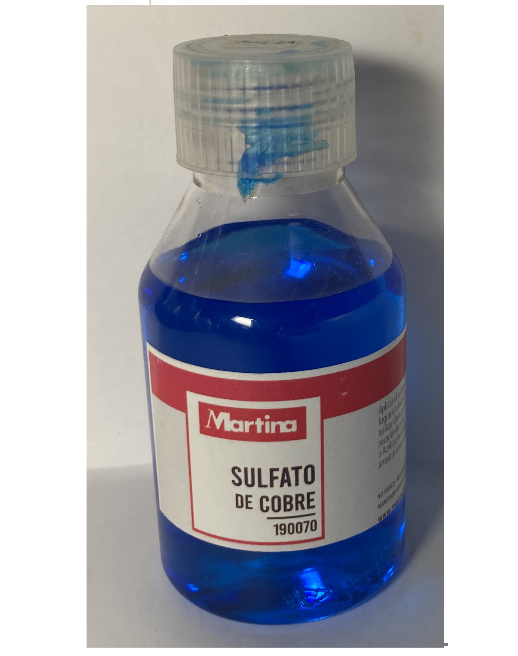 Sulfato de Cobre 100 ml. Martina - El Rincon de Matta