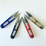 Tijera Corta Hilachas Metalico - verde