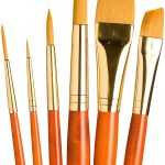 Pinceles Pelo Sintético Rojo RealValue PRINCETON - redondo-no-1-137mm