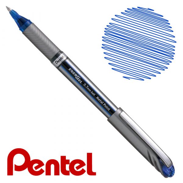 Bolígrafo Energel 0,7 mm Azul BL27-C Pentel