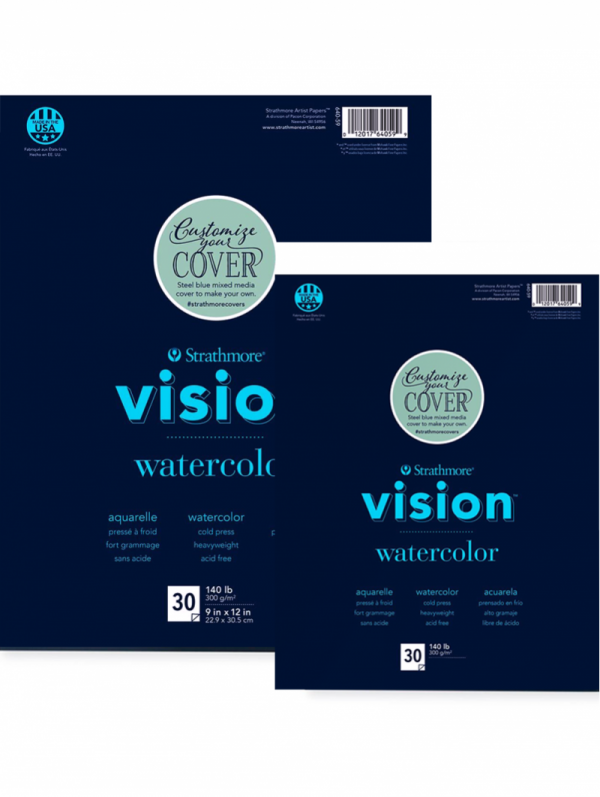 Block Acuarela 300gr 30 Hojas Strathmore Vision
