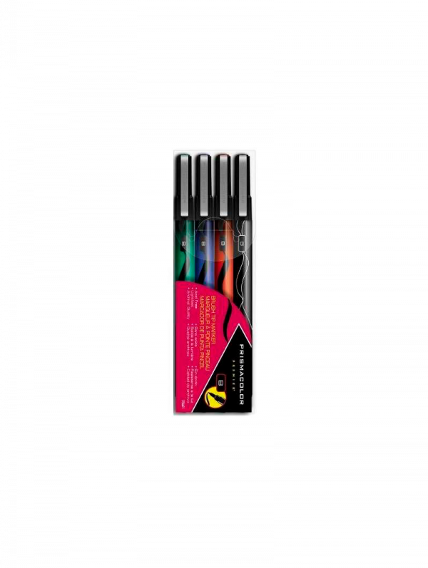 Set 4 Marcadores Punta Pincel Prismacolor Premier