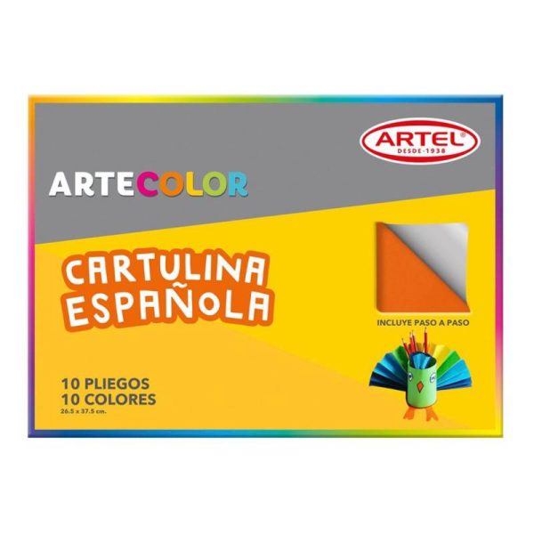 Cartulina Española Artecolor 10 Colores Artel
