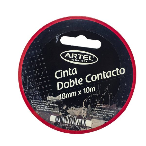 Cinta Doble Contacto 18mm x 10mt Artel