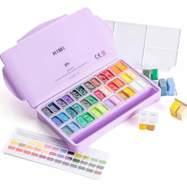 Set Gouache 36 Colores / 12gr Himi