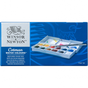 Set 12 Pocket Acuarela en Pastillas Cotman Winsor & Newton