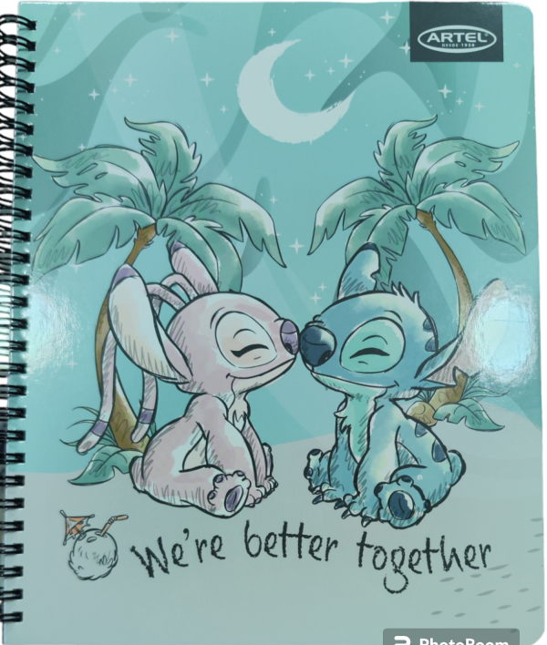 Cuaderno Universitario Lilo & Stitch Artel