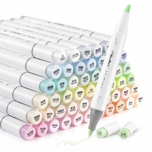 Set 48 Marcadores Nuevos Colores Pasteles Ohuhu