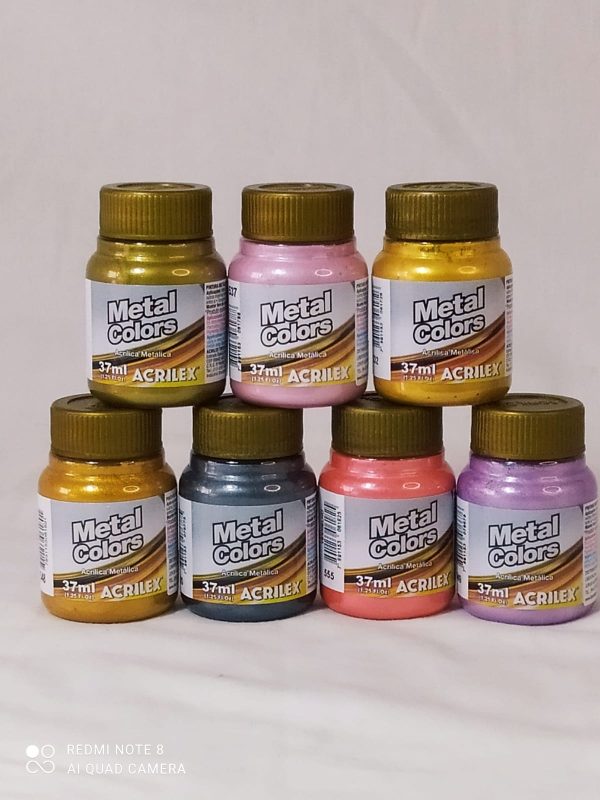Pintura Acrílica Metálica 37ml Acrilex
