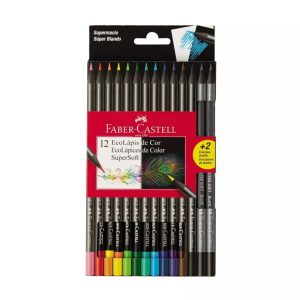 Set 12 Lápices de Colores SuperSoft Faber Castell