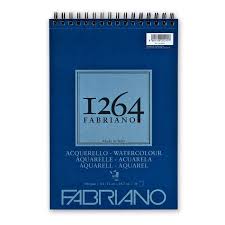 Croquera 1264 Acuarela A4 25% Algodón Fabriano
