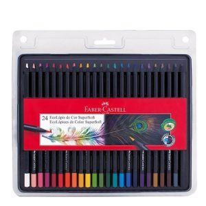 Set 24 Lápices de Colores SuperSoft Faber Castell
