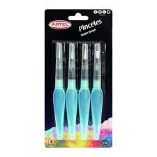 Set 4 Pinceles Water Brush Artel