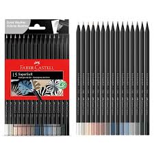 Set 15 Lápices de Colores Neutros SuperSoft Faber Castell