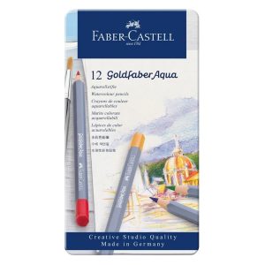 Set 12 Lápices Acuarelables Goldfaber Aqua Faber-Castell