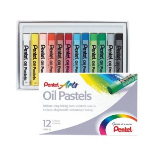 Set 12 Pasteles Grasos Pentel