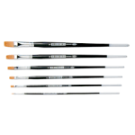 Pincel Plano Mango Largo Artel - n10