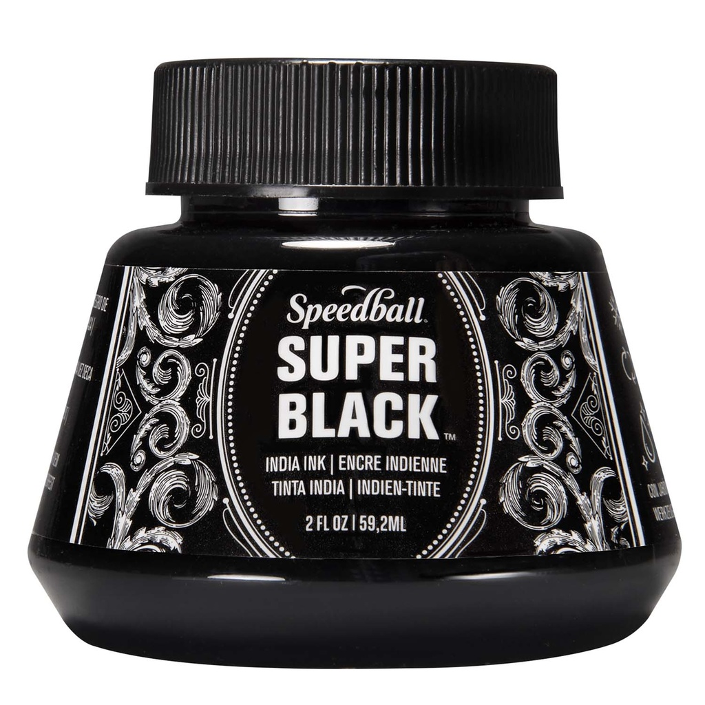Tinta China Super Black 59.2ml Speedball