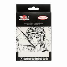 Set 9 Tiralíneas Manga Artel